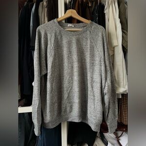 Aritzia Wilfred Free Terry Crewneck Sweater